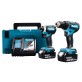Makita DLX2289TJ instrumentu komplekts 2x5 Ah Makita DLX2289TJ instrumentu komplekts 2x5 Ah